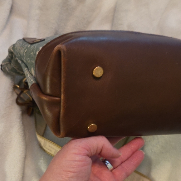 Stylish Green Patterned R. Riveter Tote Bag - Picture 6 of 10